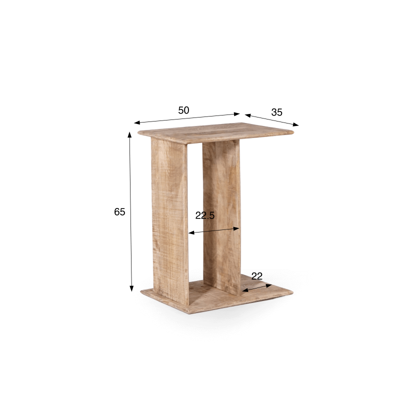 Beistelltisch aus Massivholz - Luno