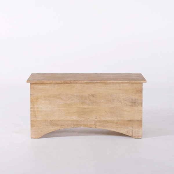 Aufbewahrungstruhe aus Massivholz - Milo