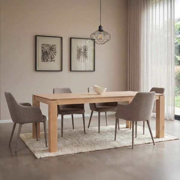 Esstisch aus massiver Eiche 200 cm - Yseult