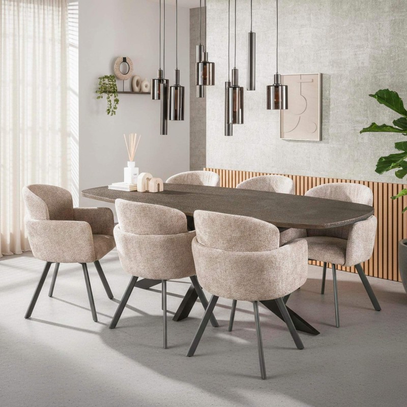 Bequemer drehbarer Esszimmer-Sessel - Navi