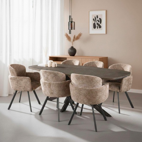 Bequemer drehbarer Esszimmer-Sessel - Navi