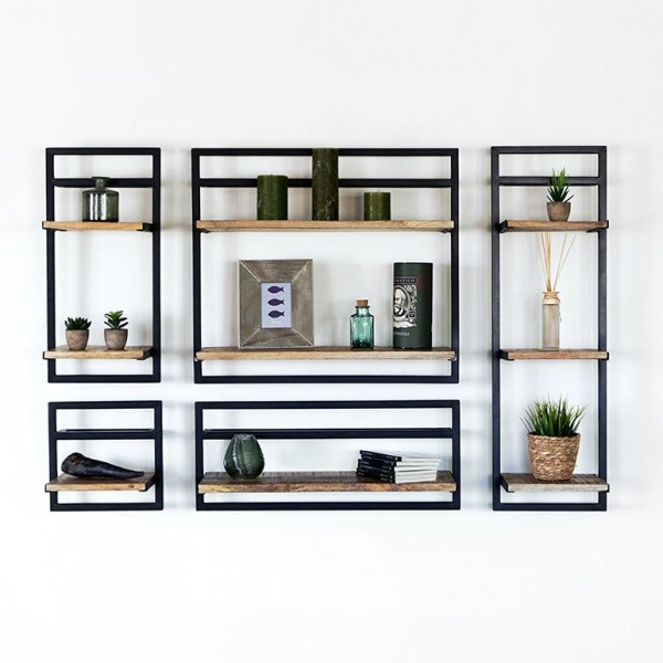 Set aus 5 Wandregalen - Selfsh