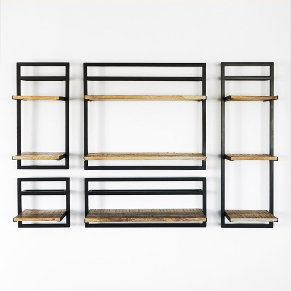 Set aus 5 Wandregalen - Selfsh