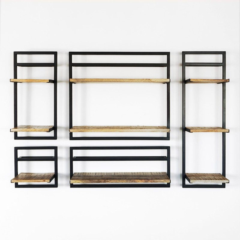 Set aus 5 Wandregalen - Selfsh
