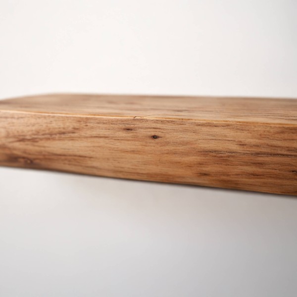 Wandregal aus Naturholz mit unsichtbarer Befestigung (3er-Set) - Rack