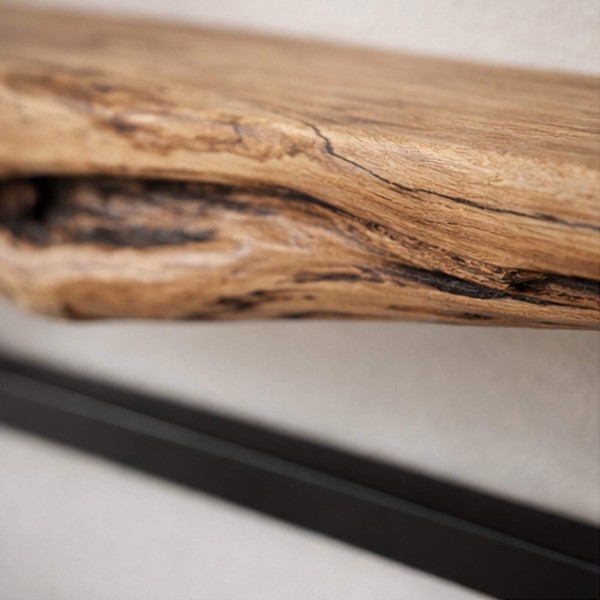 Wandregal aus Holz und Metall (5er-Set) Industrial Style – Frame