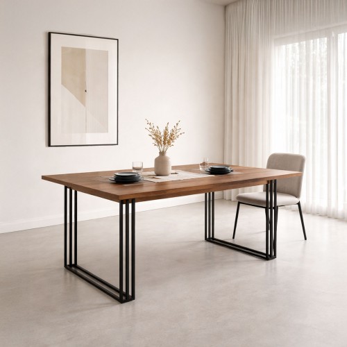 Tisch aus Massivholz - Queens