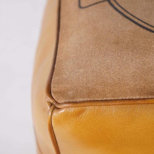 Industrieller Sitzsack aus Leder "Be Yourself