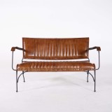 Vintage-Ledersofa (3-Sitzer) in Braun – Cosy