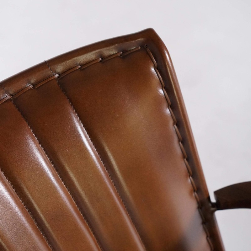 Vintage-Ledersofa (3-Sitzer) in Braun – Cosy