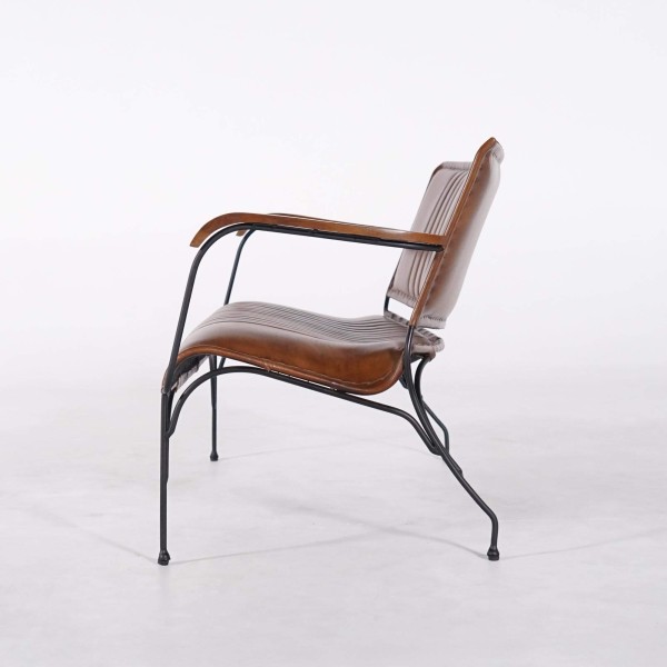 Vintage-Ledersofa (3-Sitzer) in Braun – Cosy