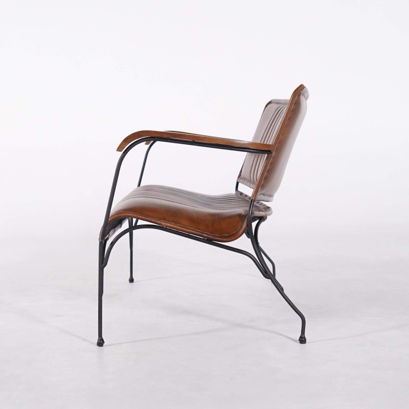 Vintage-Ledersofa (3-Sitzer) in Braun – Cosy