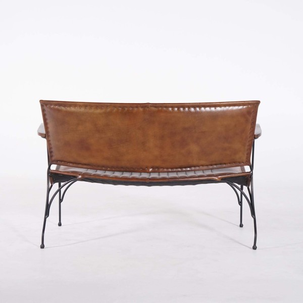 Vintage-Ledersofa (3-Sitzer) in Braun – Cosy