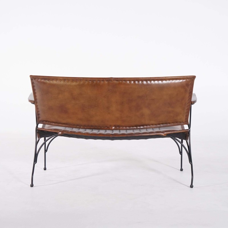 Vintage-Ledersofa (3-Sitzer) in Braun – Cosy