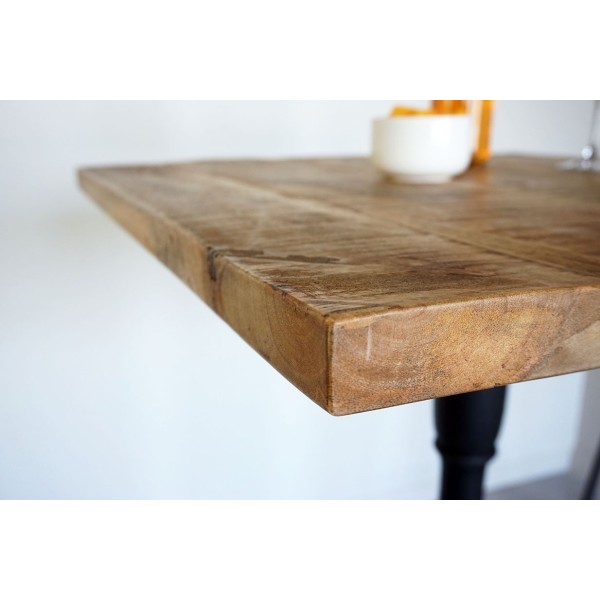 Hoher Bistro-Restauranttisch quadratisch 70 cm