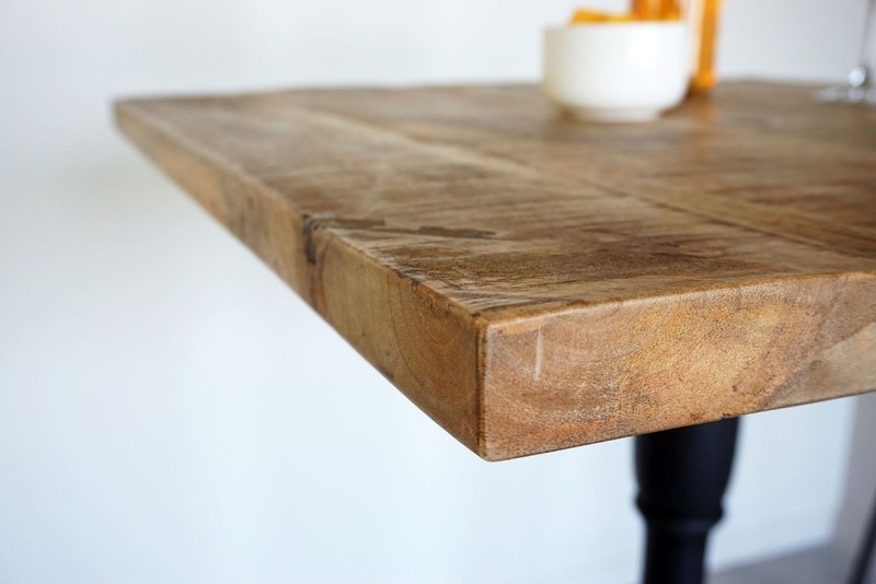 Hoher Bistro-Restauranttisch quadratisch 70 cm