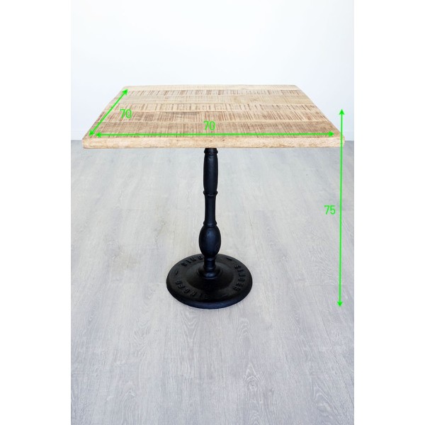 Bistro-Restauranttisch quadratisch 70 cm