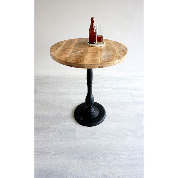Industrieller runder Bistro-Restauranttisch 60 cm