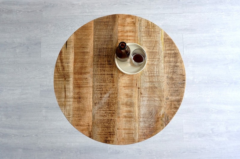 Industrieller runder Bistro-Restauranttisch 60 cm