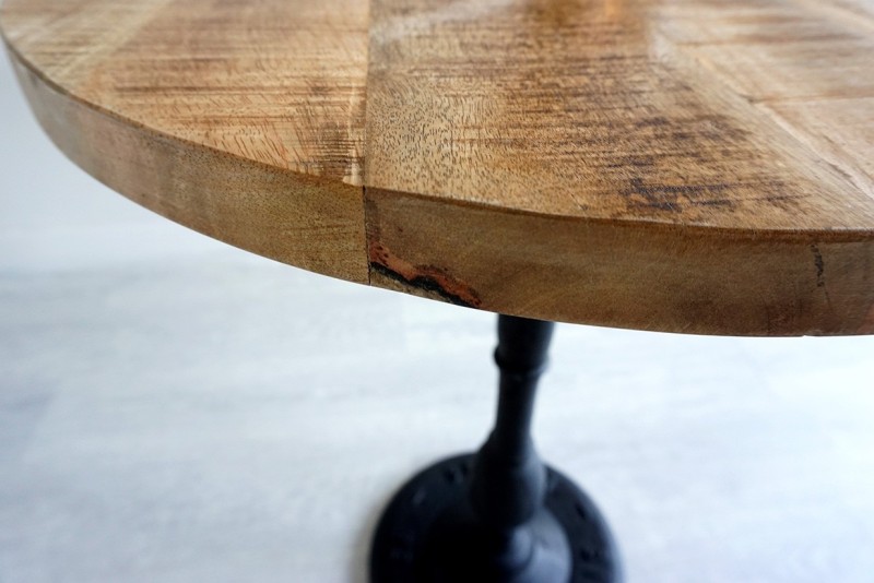 Industrieller runder Bistro-Restauranttisch 60 cm