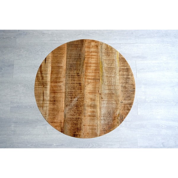 Industrieller runder Bistro-Restauranttisch 60 cm