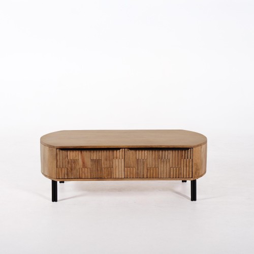 Couchtisch aus massivem Mangoholz – Uma