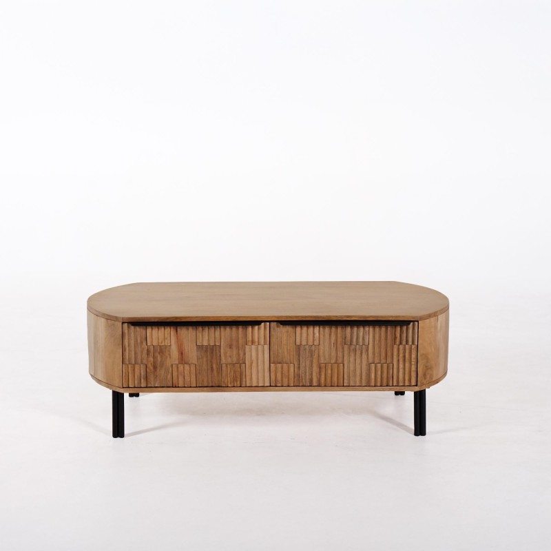 Couchtisch aus massivem Mangoholz – Uma