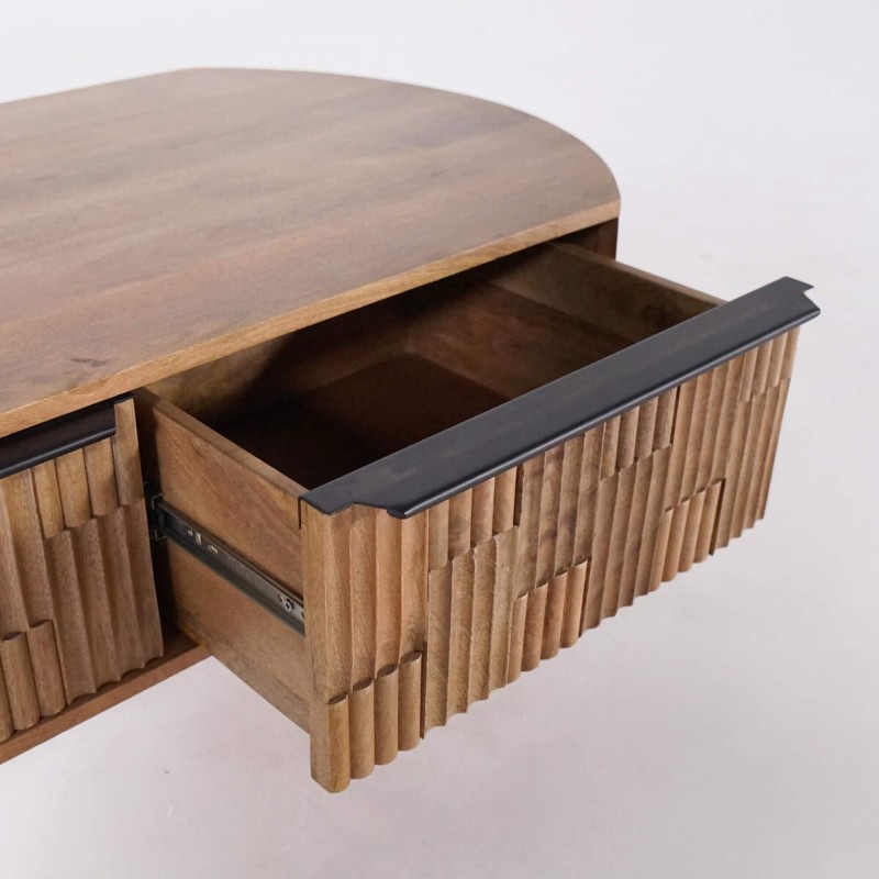Couchtisch aus massivem Mangoholz – Uma