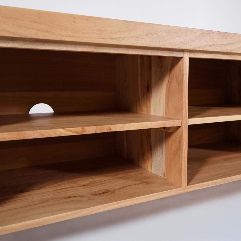 TV Lowboard aus Holz und Metall 220 cm - Liverpool