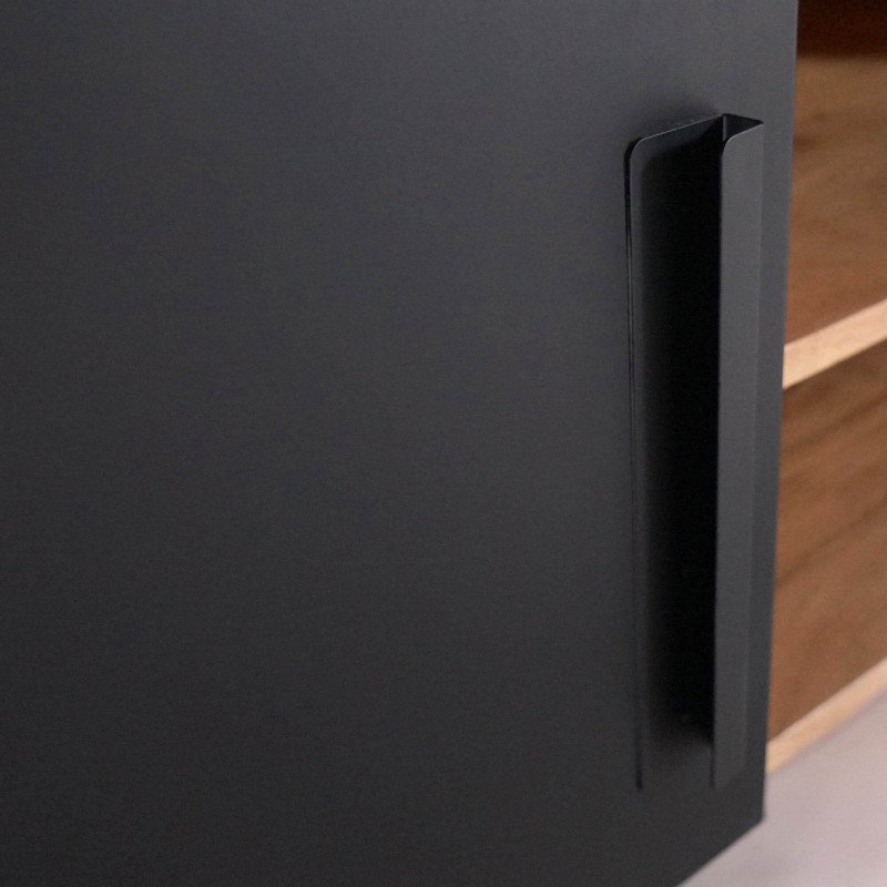 TV Lowboard aus Massivholz und Metall - Liverpool