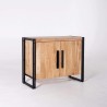 Sideboard aus Massivholz im Industrial Style 100 cm - Liverpool