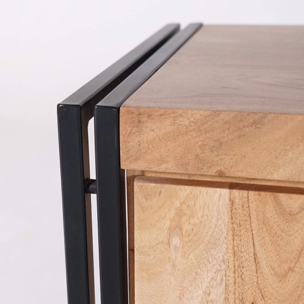 Sideboard aus Massivholz im Industrial Style 100 cm - Liverpool