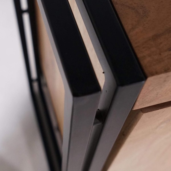 Sideboard aus Massivholz im Industrial Style 100 cm - Liverpool