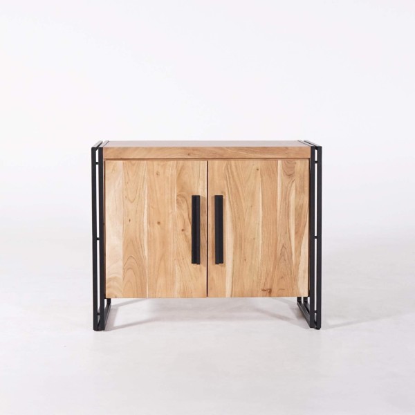 Sideboard aus Massivholz im Industrial Style 100 cm - Liverpool