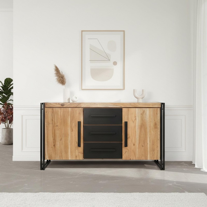 2-türiges industrielles Sideboard Liverpool