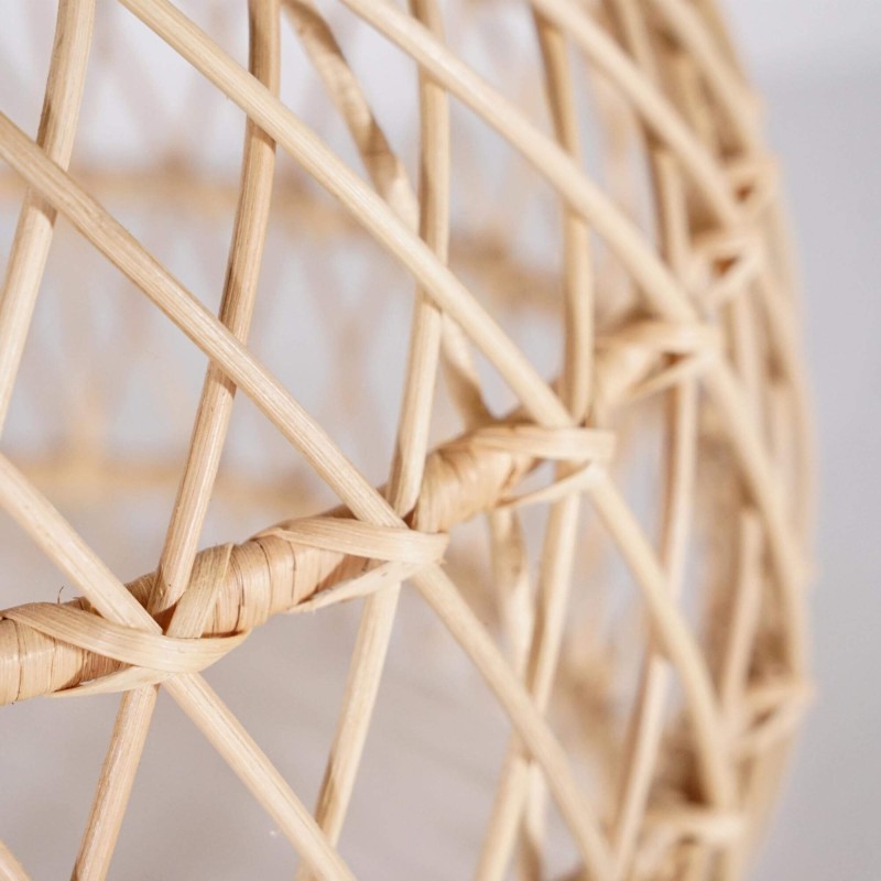 Hängeleuchte aus natürlichem Rattan - Sofia