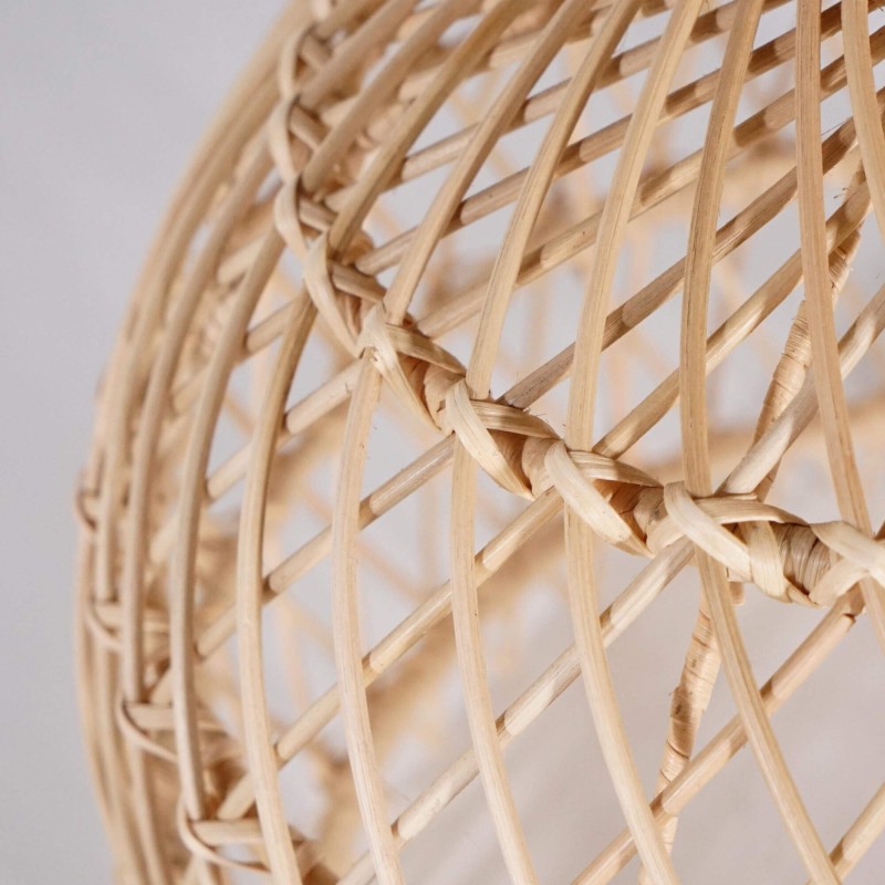 Hängeleuchte aus natürlichem Rattan - Sofia