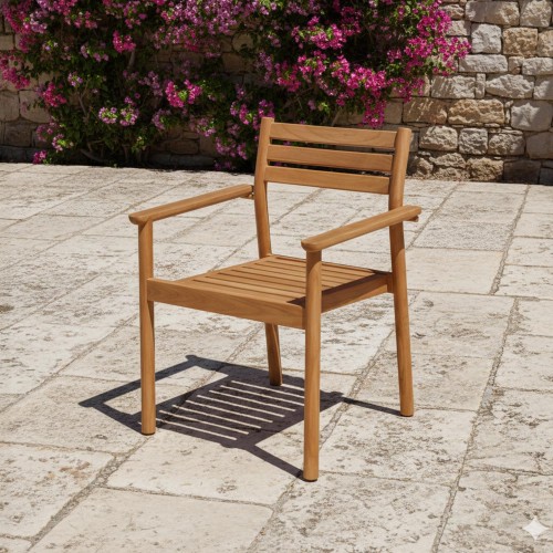 Gartenstuhl aus Teakholz - Sento