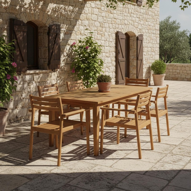 Gartenstuhl aus Teakholz - Sento