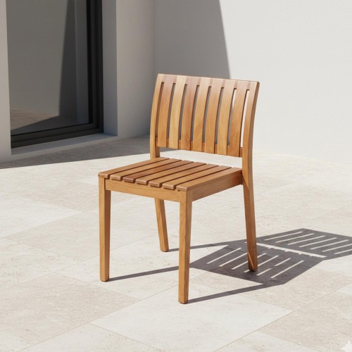 Gartenstuhl aus Teakholz - Juno