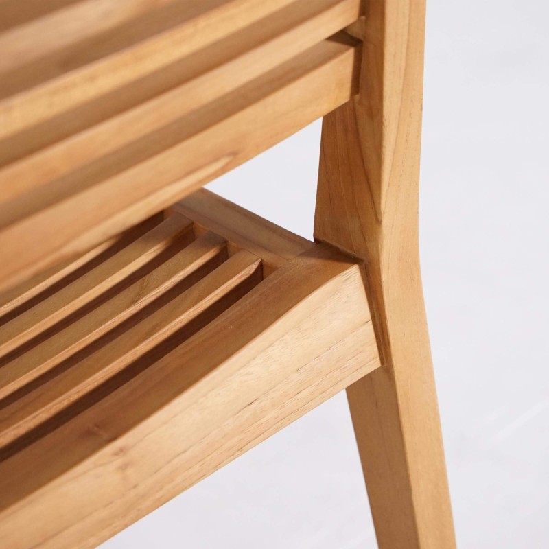 Gartenstuhl aus Teakholz - Kaito