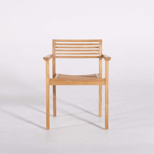 Gartenstuhl aus Teakholz - Naito