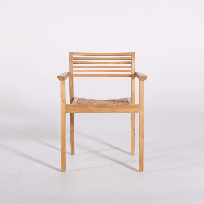 Gartenstuhl aus Teakholz - Naito