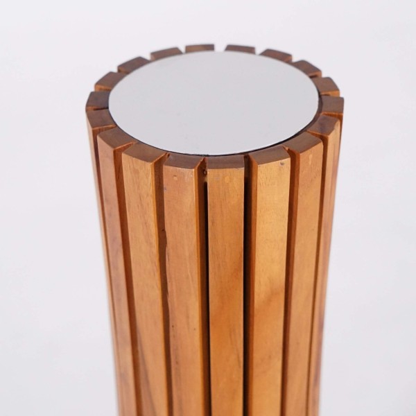 Außenlampe aus Teakholz H100 cm - Liven