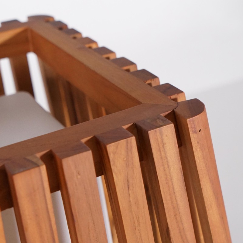 Außenlampe aus Teakholz H40 cm - Nori