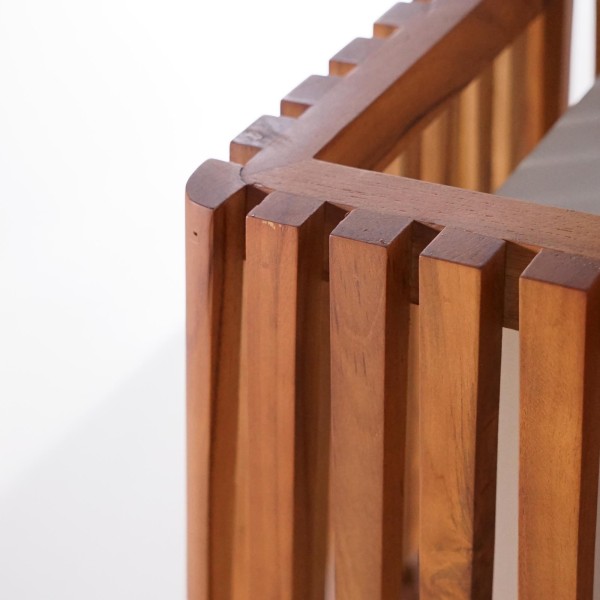 Außenlampe aus Teakholz H40 cm - Nori