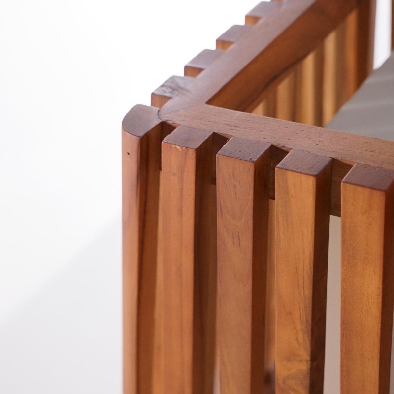 Außenlampe aus Teakholz H40 cm - Nori