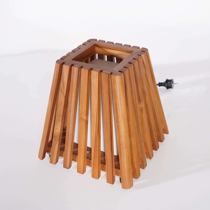 Außenlampe aus Teakholz H30 cm - Nori