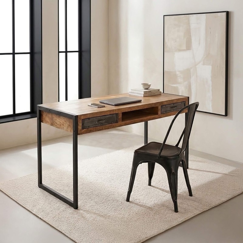 Schreibtisch mit 2 Schubladen - Brooklyn