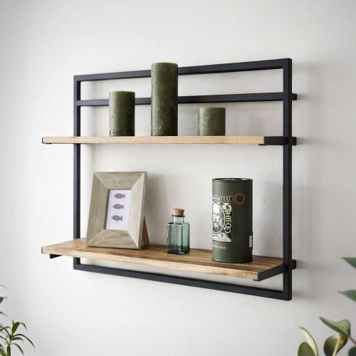 Regal aus Holz und Metall 70 x 60 - Selfsh